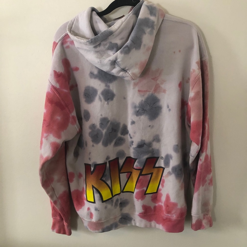 KISS band Tie Dye Hoodie